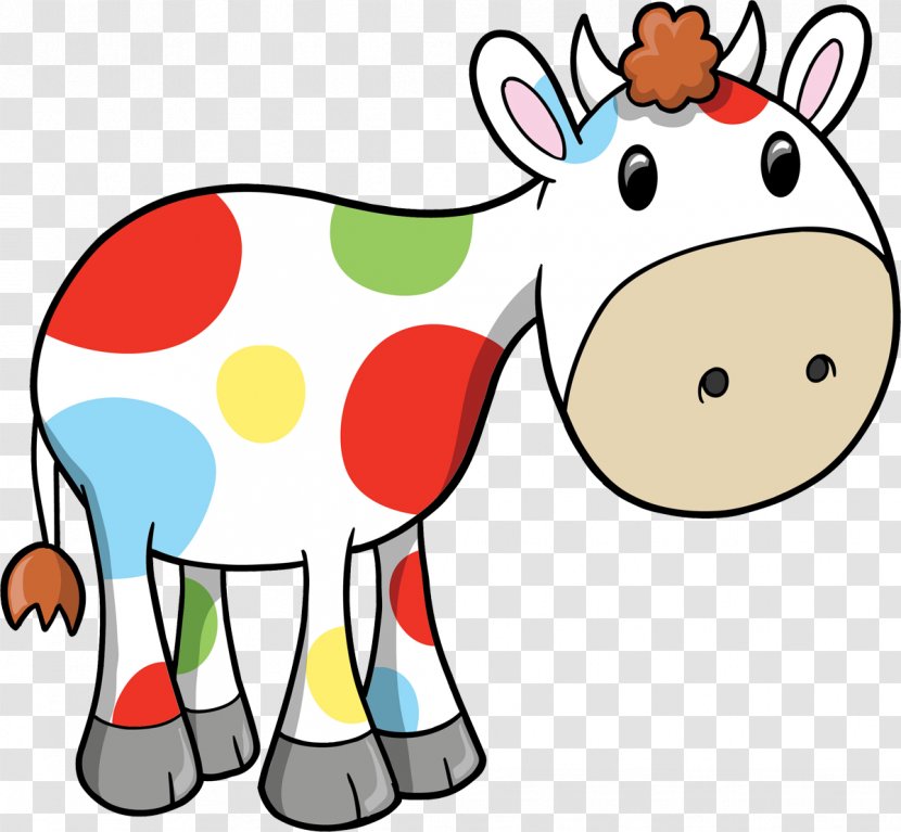 Cattle Clip Art - Work Of - Clarabelle Cow Transparent PNG
