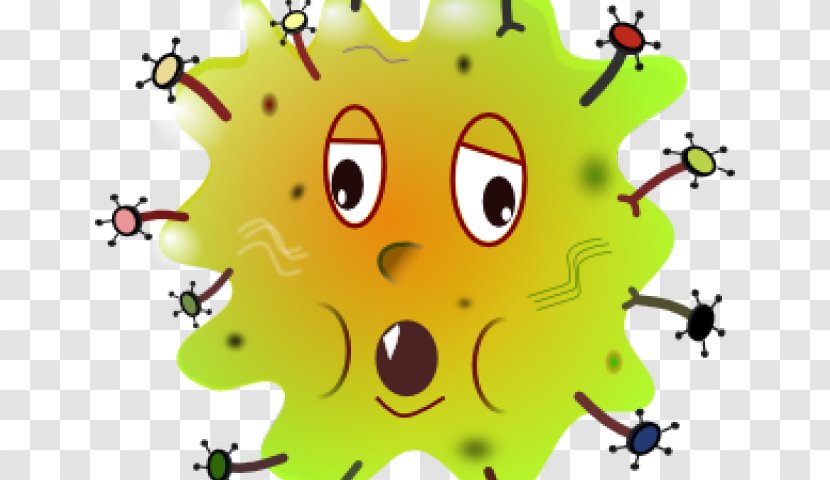Clip Art Infection Respiratory Disease Biology Clipart - Plant - Bacteria Cartoon Images Transparent PNG