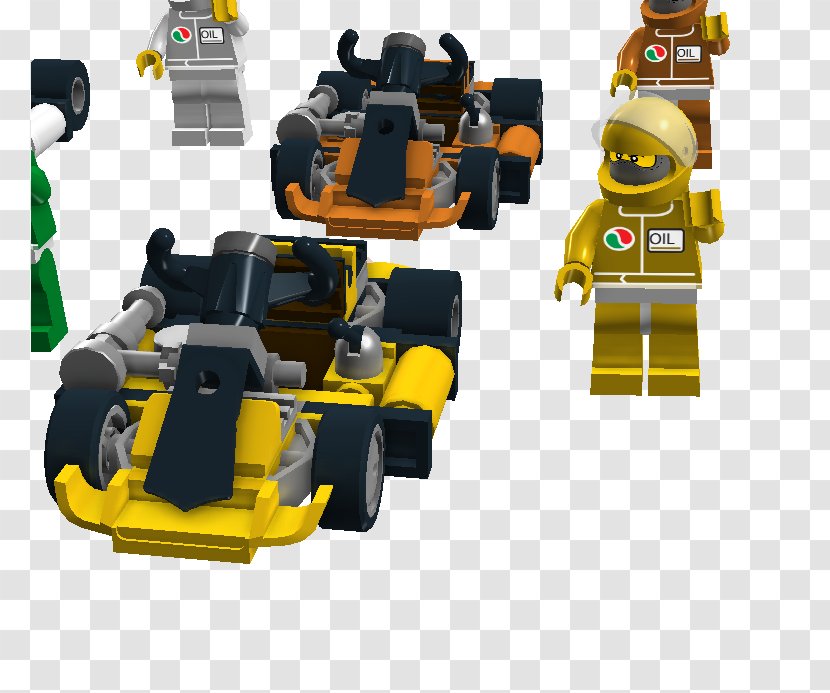 Lego Ideas Toy Block Motor Vehicle - Yellow - Kart Racing Transparent PNG