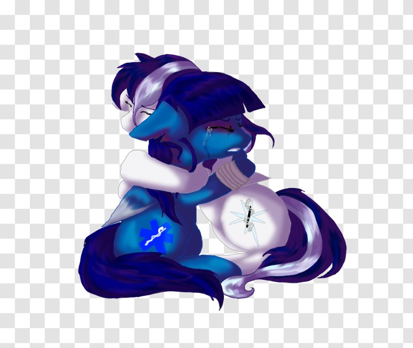 Horse Cobalt Blue Cartoon Figurine Transparent PNG