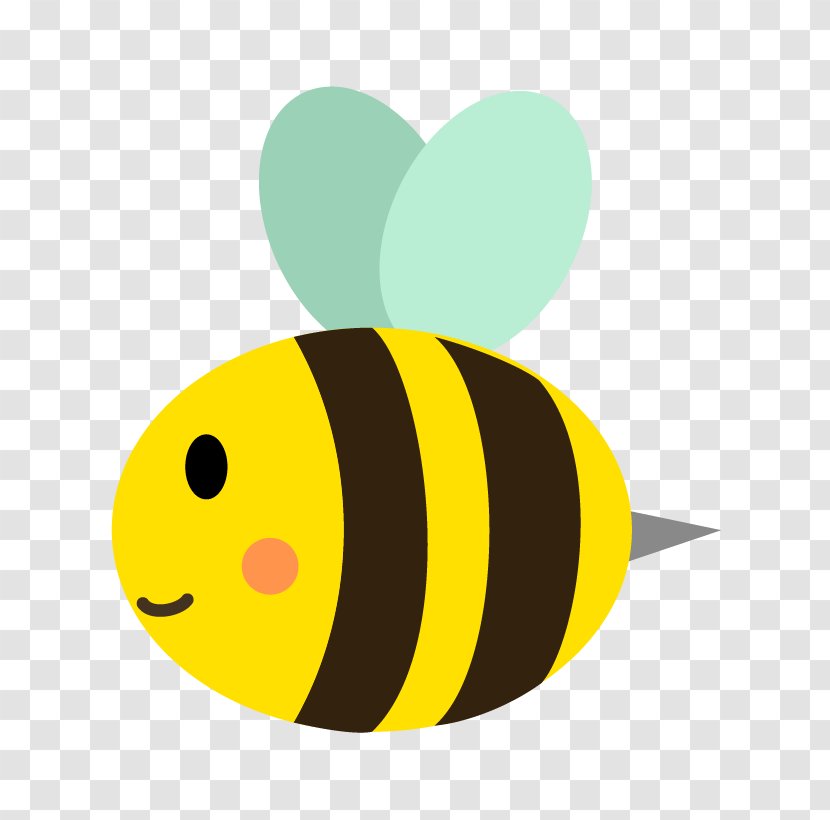 Honey Bee Smiley Butterfly Transparent PNG