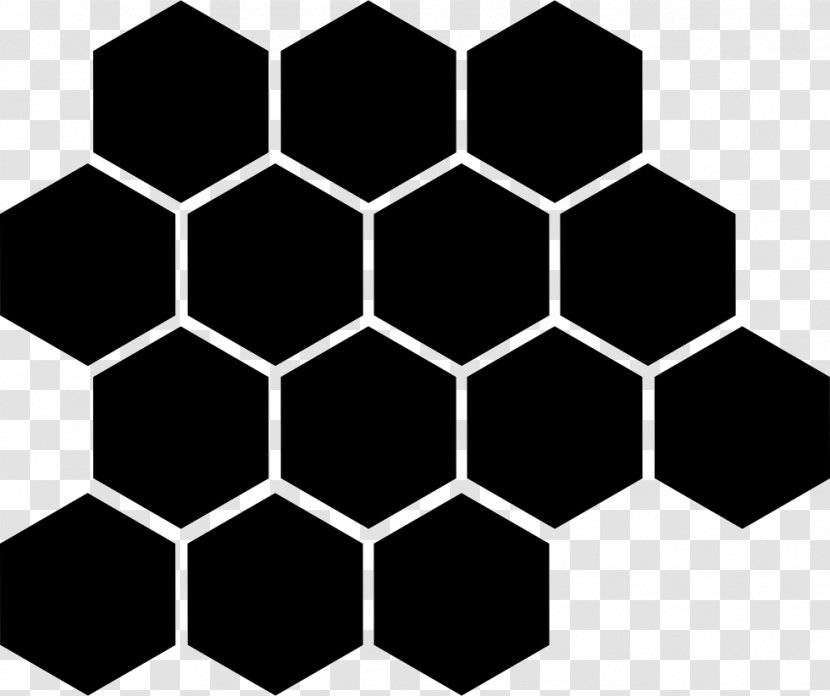 Mosaic Tile Organization Web Design - Black And White - Hive Transparent PNG