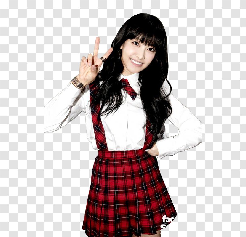 Victoria Song F(x) Tartan School Uniform - Tree Transparent PNG