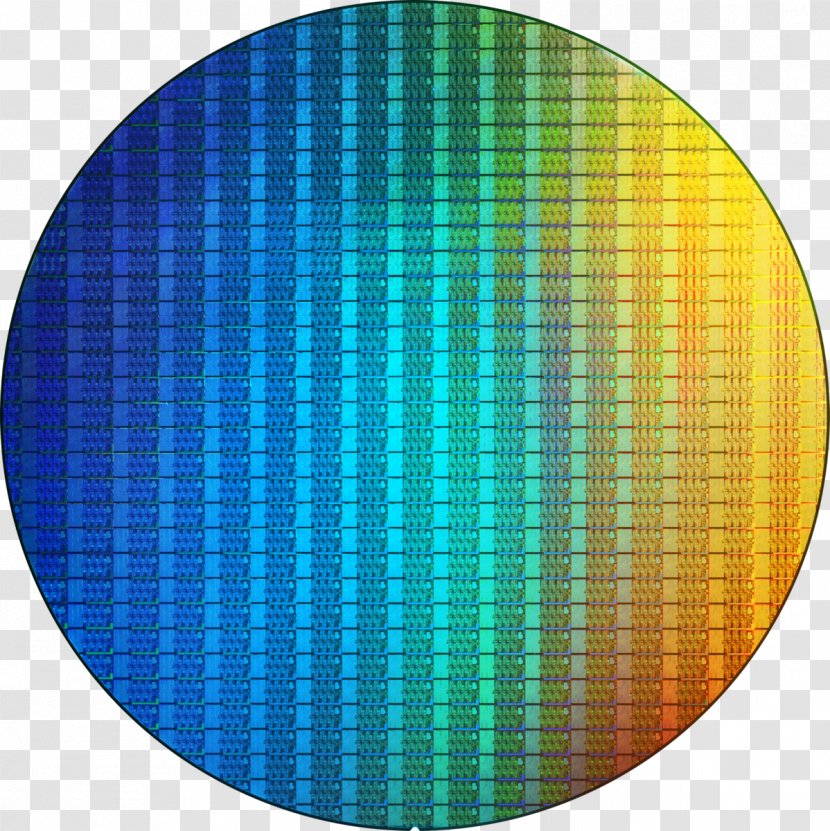 Intel Core I7 Kaby Lake Coffee Central Processing Unit - Wafer Transparent PNG