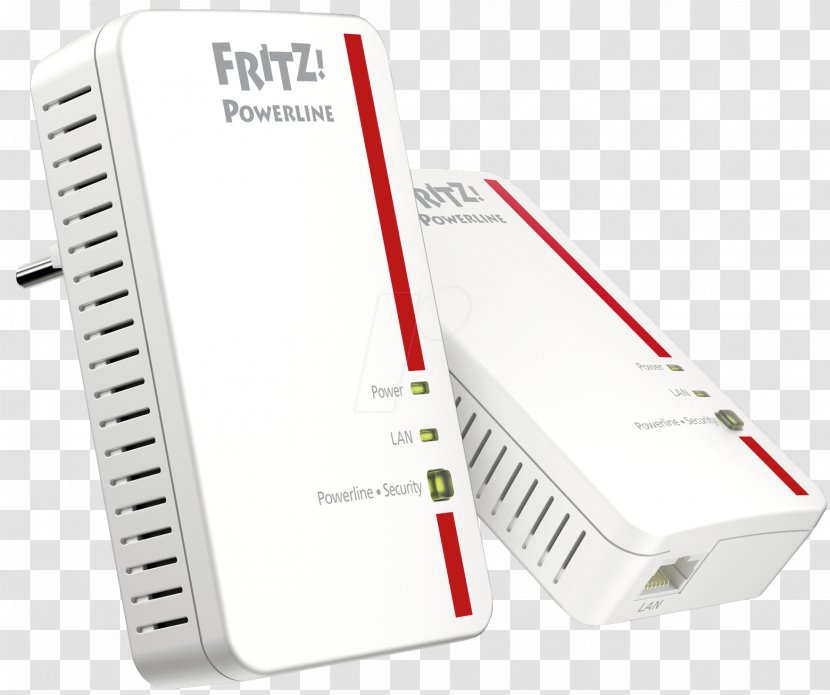 Power-line Communication AVM FRITZ!POWERLINE 1000 E Set Hardware/Electronic GmbH Fritz!Box Wireless LAN - Fritzbox - Router Transparent PNG