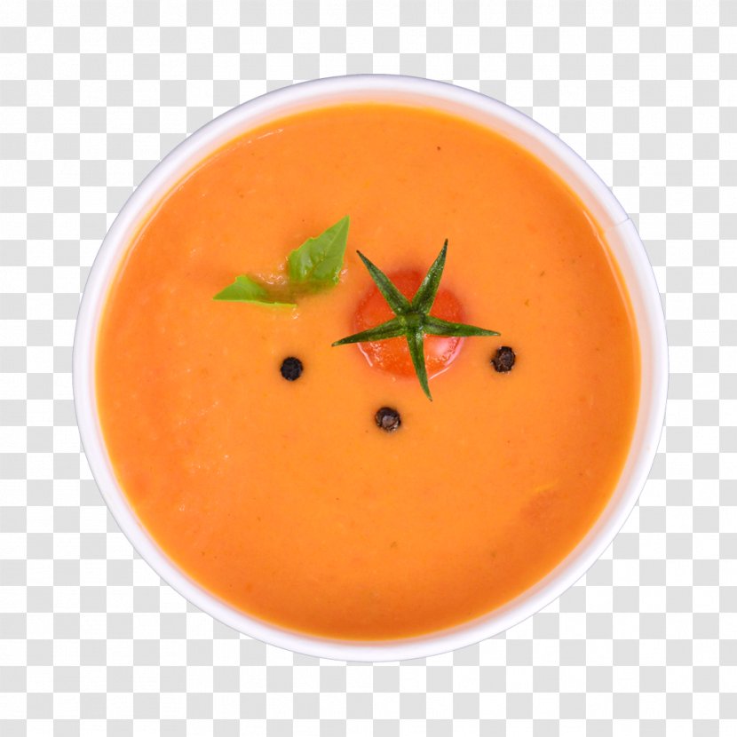 Bisque Gazpacho Garnish - Salad Box Transparent PNG