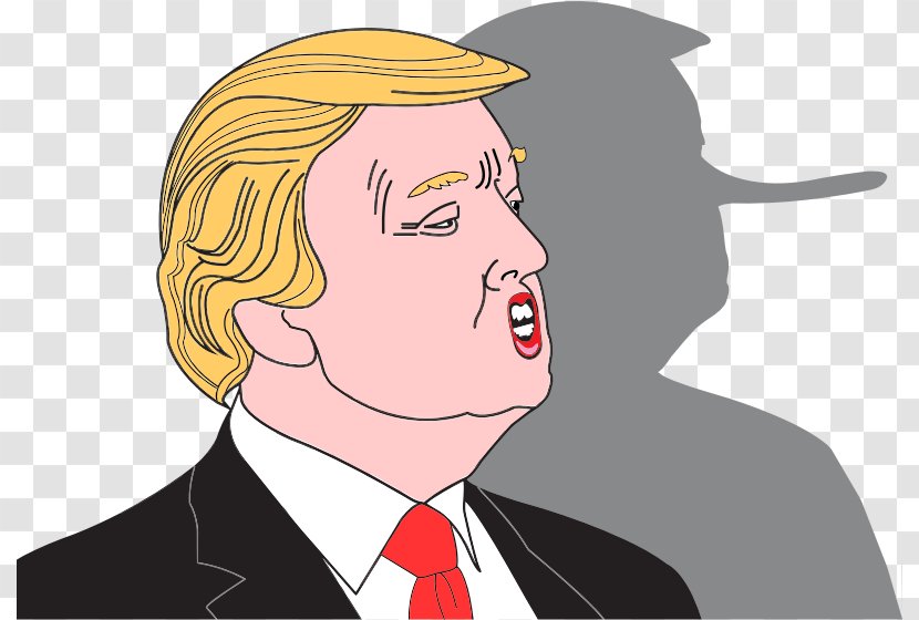 President Of The United States Protests Against Donald Trump Pinocchio Republican Party - Cartoon Transparent PNG