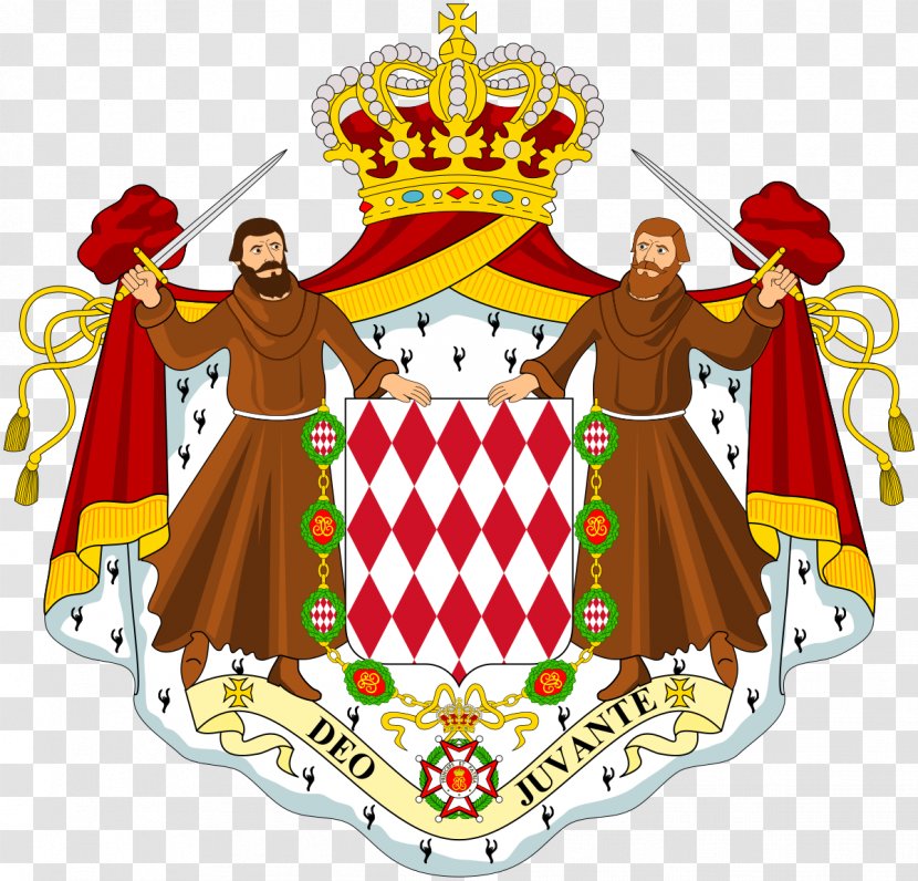 Prince's Palace Of Monaco Coat Arms Flag House Grimaldi - Blazon - The Imperial Transparent PNG