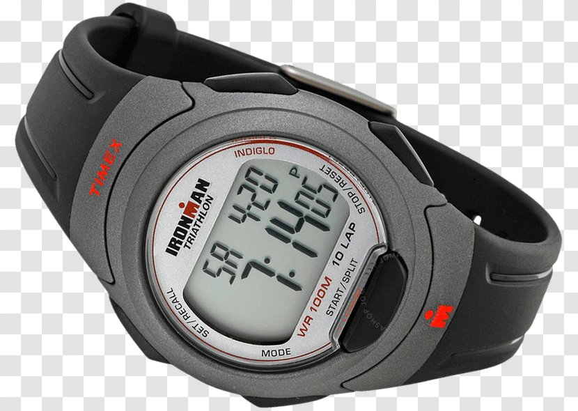 Timex Ironman Essential 10 Watch Strap Heart Rate Monitor - Pedometer Transparent PNG