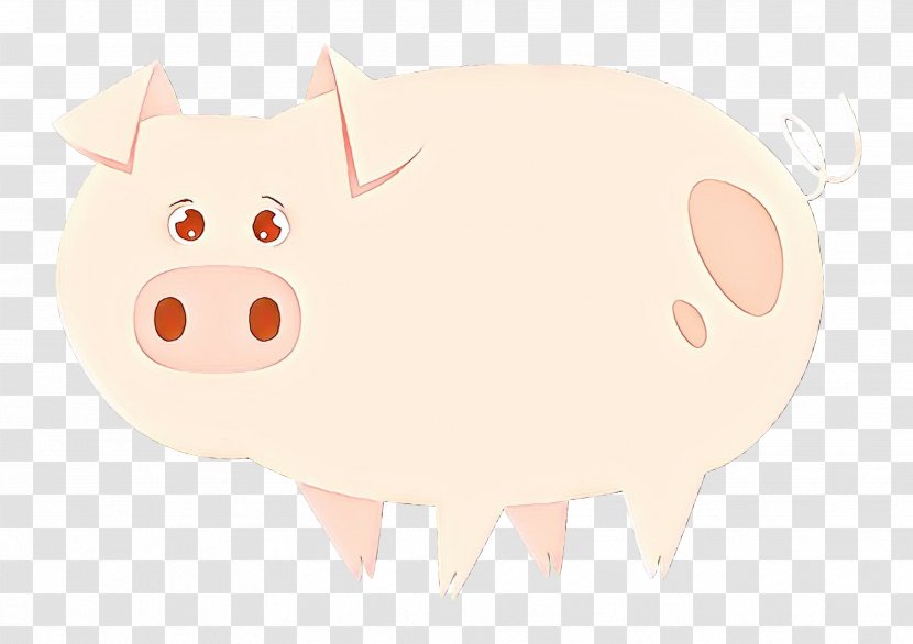 Pig Clip Art Illustration Snout Product Design - Saving - Domestic Transparent PNG