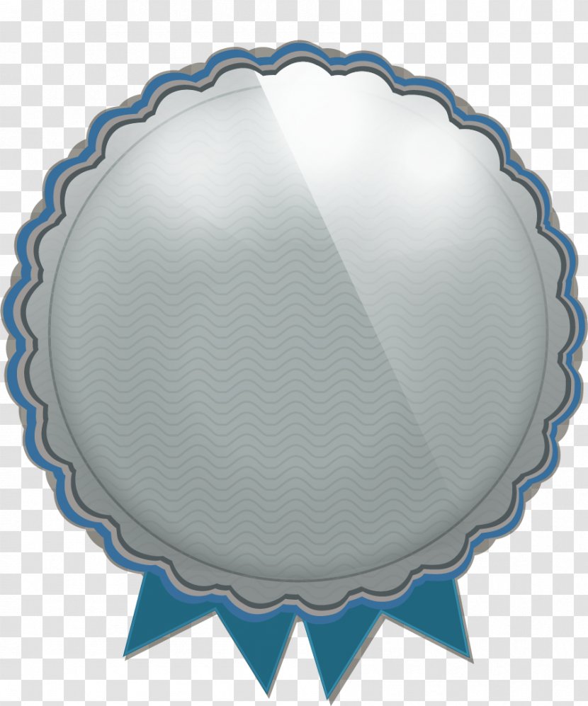 Medal Computer File - Silver - Product Label Material Transparent PNG