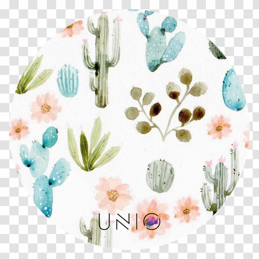 Cactaceae Cacti And Succulents & Watercolor Painting Drawing - Floral Design Transparent PNG
