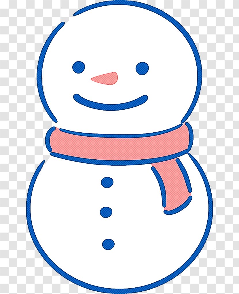 Snowman - Line Art Transparent PNG