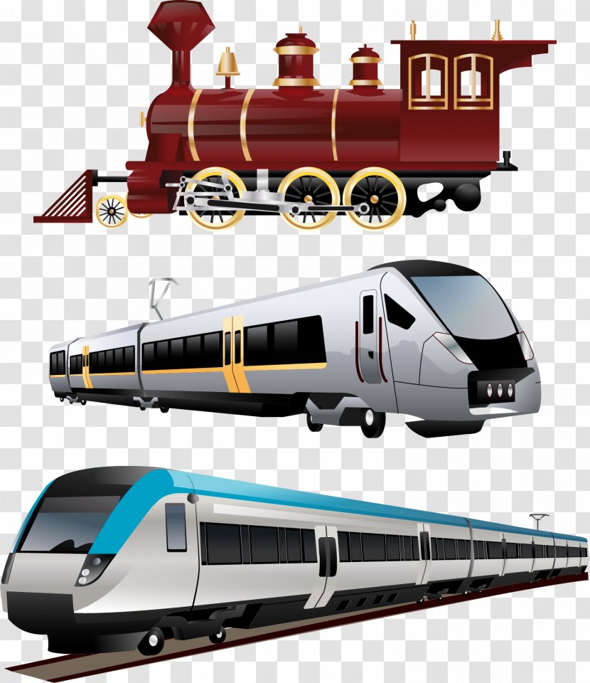 Train Rail Transport Maglev TGV Railroad Car - Intercity Transparent PNG