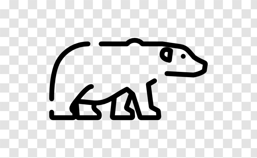 Polar Bear Clip Art - Line Transparent PNG