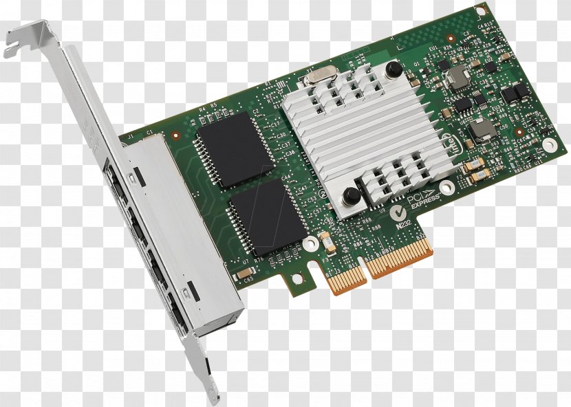 Intel Gigabit Ethernet PCI Express Network Cards & Adapters Conventional - Electronic Engineering Transparent PNG