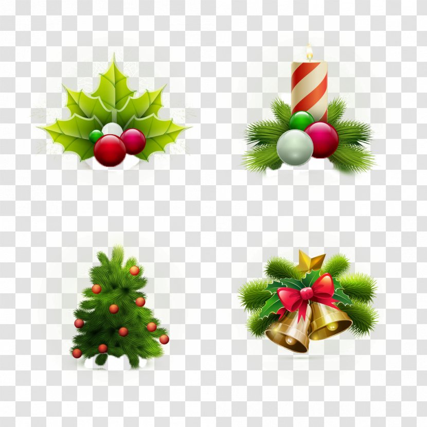 Christmas Tree Ornament Illustration - Evergreen Transparent PNG