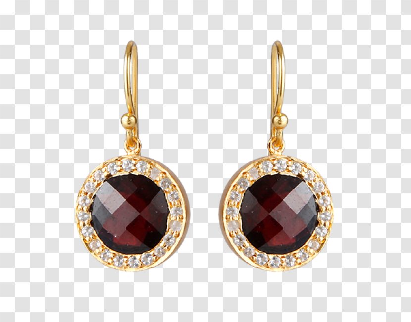 Earring Ruby Jewellery Gemstone Transparent PNG