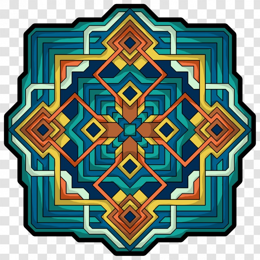 Mandala Coloring Book Drawing - Symmetry Transparent PNG