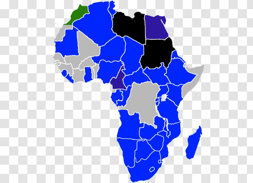 Central Africa Map Clip Art Transparent PNG