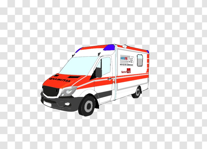 Compact Van Commercial Vehicle Rettungswagen Ambulance Automotive Design Transparent PNG