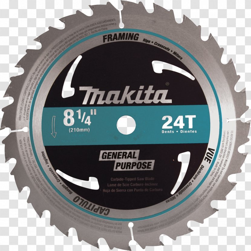 Circular Saw Blade Makita Reciprocating Saws - Miter Transparent PNG