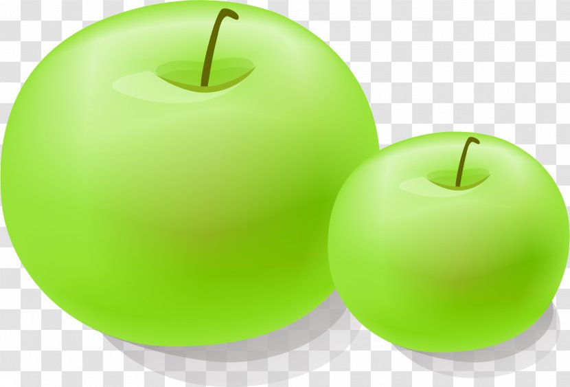 Granny Smith Apple Auglis - Painted Green Transparent PNG