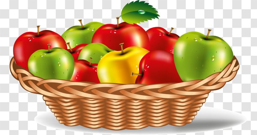 Clip Art The Basket Of Apples Openclipart Image - Superfood - Apple Transparent PNG