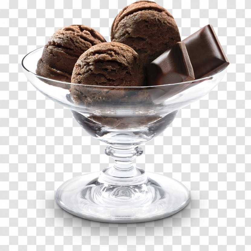 Chocolate Ice Cream Sundae Sorbet - Food Transparent PNG