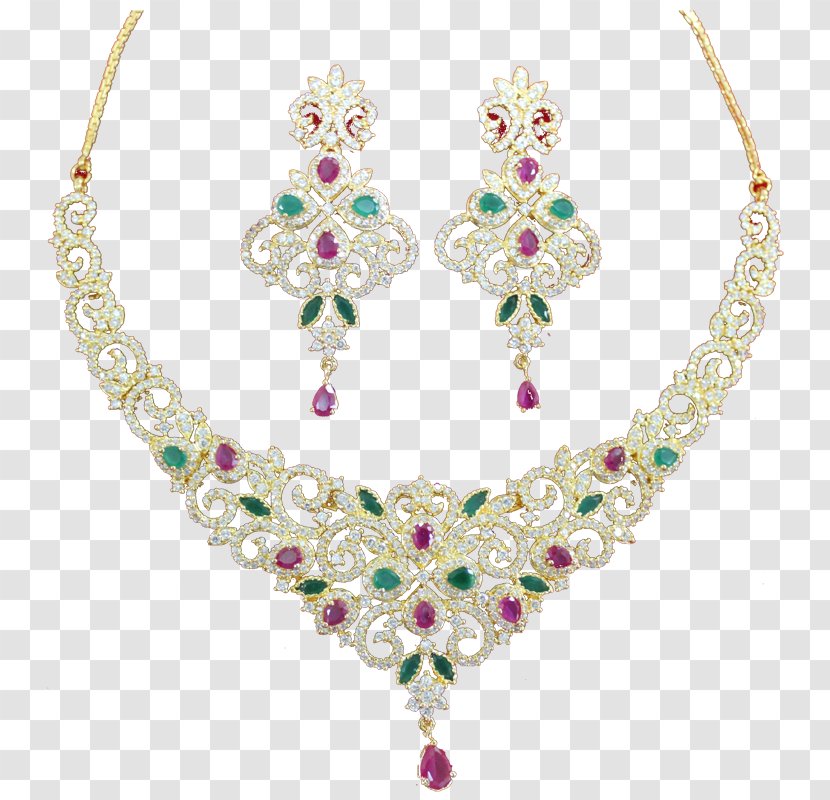 Pearl Cubic Zirconia Necklace Jewellery Costume Jewelry - Charms Pendants Transparent PNG