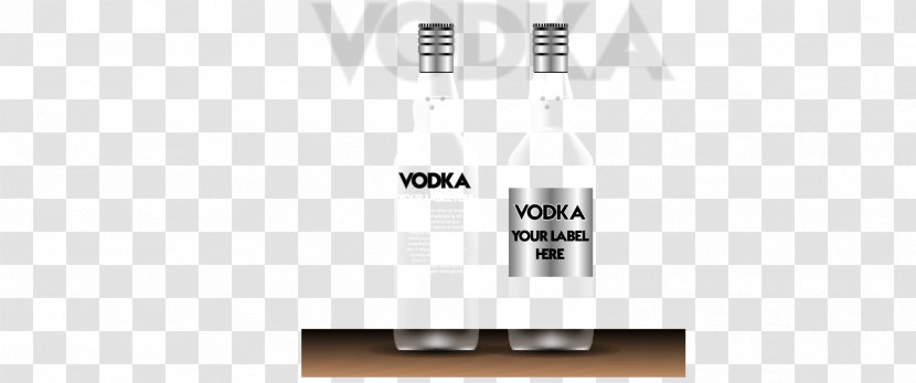 Paper Brand Graphic Design White - Logo - Transparent Vodka Bottle Transparent PNG