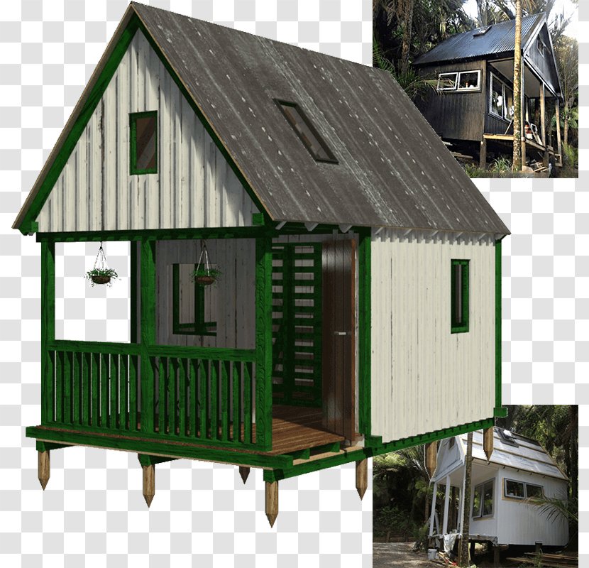 Tiny House Movement Roof Building Log Cabin - Technical Drawing Transparent PNG