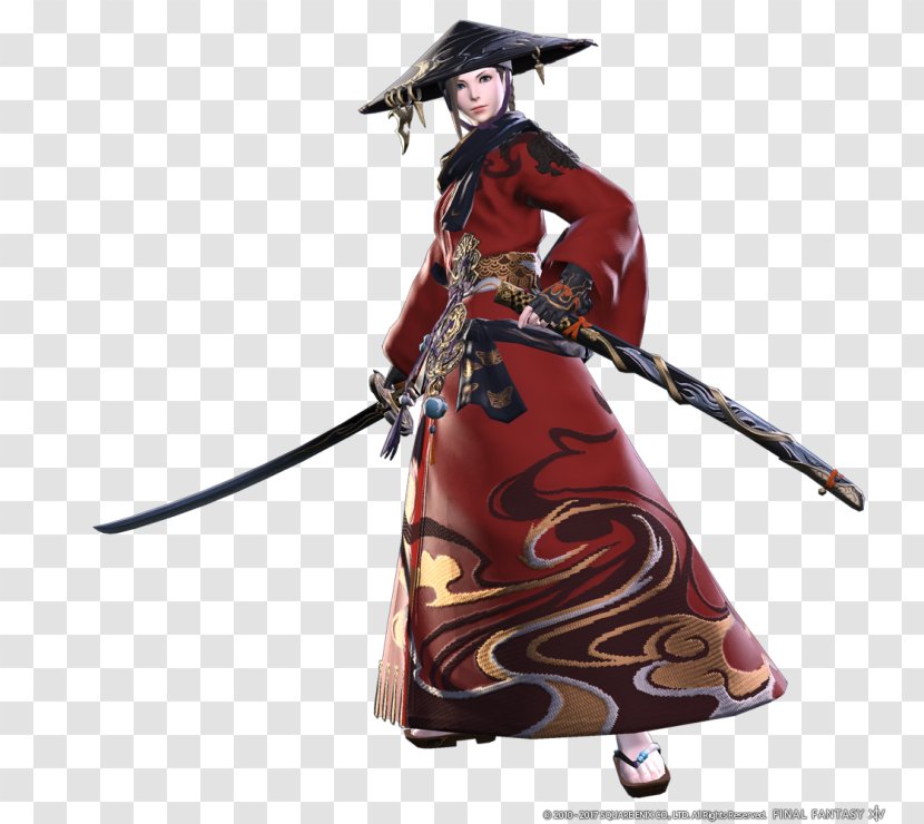 Final Fantasy XIV: Stormblood VIII Samurai Armour - Costume - Figurine Transparent PNG