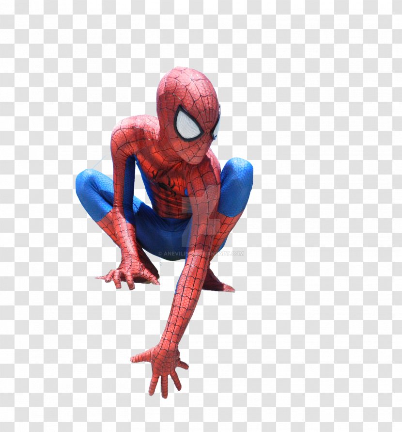 Figurine Character Organism Animal Fiction - Spiderman Transparent PNG