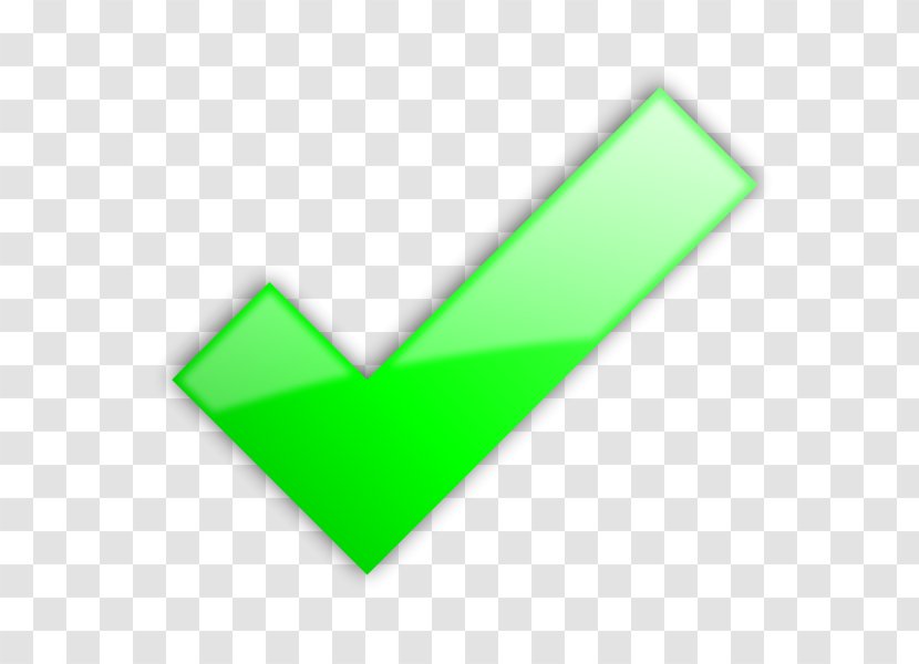 Area Triangle Green - Check Mark Pictures Transparent PNG