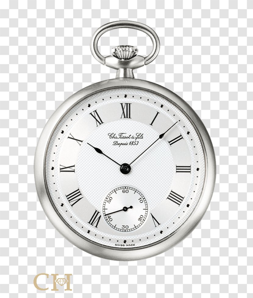 Pocket Watch Tissot Clock - Jewellery Transparent PNG