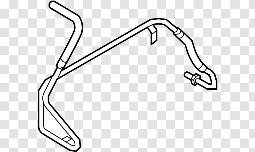 Car White Angle - Line Art - Power Steering Transparent PNG