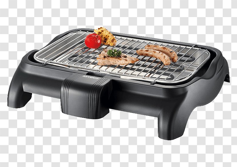 Barbecue SEVERIN Elektrogeräte PG 9320 Table Electric Grill Severin Black 1525 Gridiron - Kitchen Appliance Transparent PNG