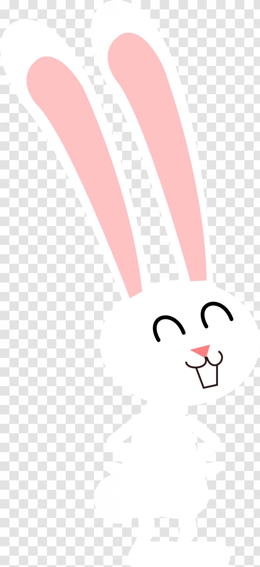 Paper Rabbit Text Illustration - Cartoon - Bunny Transparent PNG