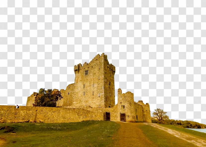 Castle Ruins Historic Site Landmark Fortification - Ancient History - Highland Transparent PNG