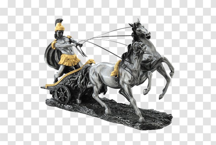 Ancient Rome Chariot Roman Sculpture Statue - Art - Bronze Transparent PNG