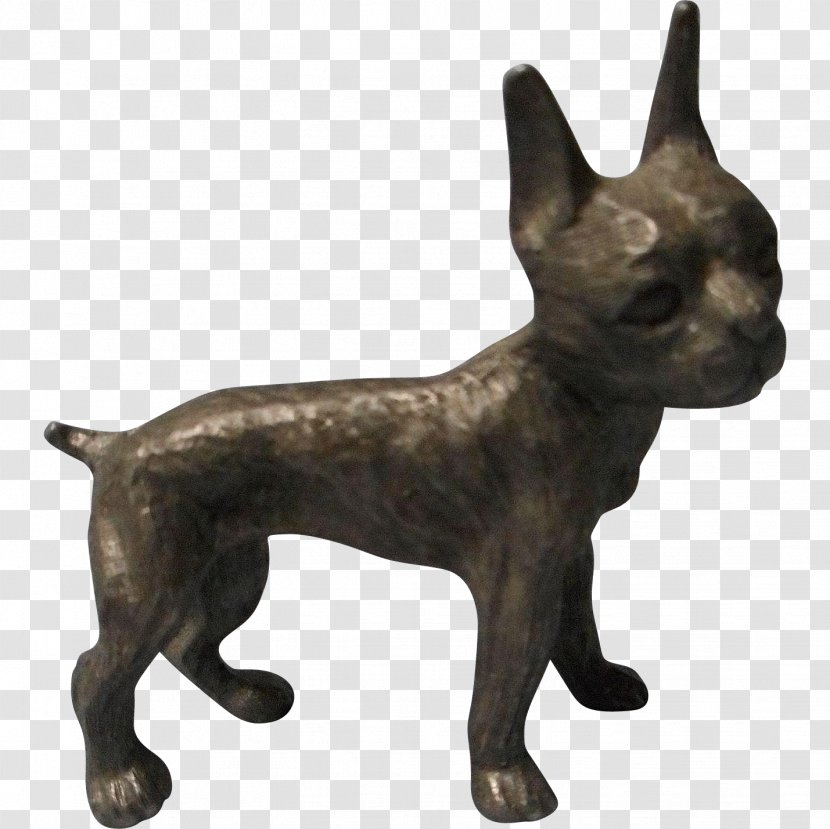 Boston Terrier Dog Breed Sculpture Metal Snout - Razas Nativas Vulnerables Transparent PNG