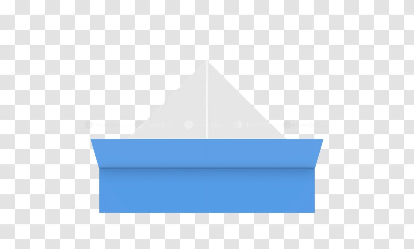 Paper Origami A4 3-fold - Rectangle - Boat Transparent PNG