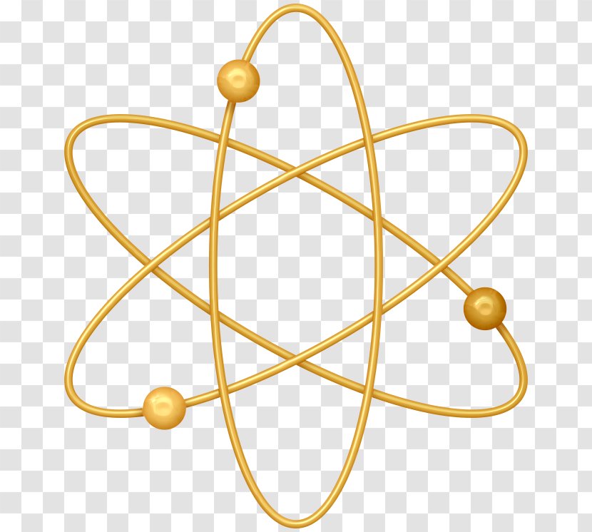 Atom Symbol Chemistry Clip Art - Royaltyfree - Orange Beautiful Planet Trajectory Transparent PNG