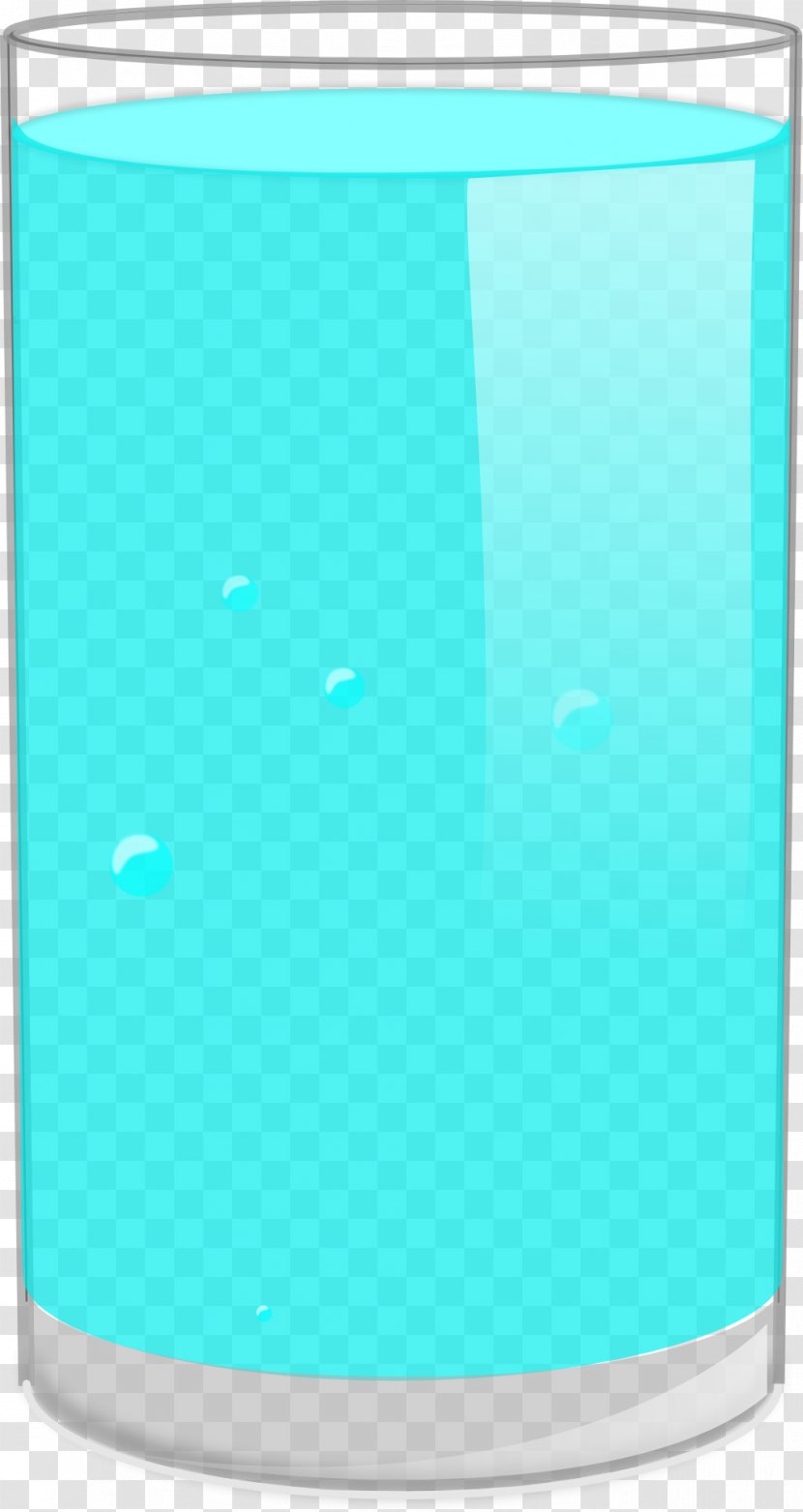 Glass Cup Clip Art - Free Content - Full Of Water Transparent PNG