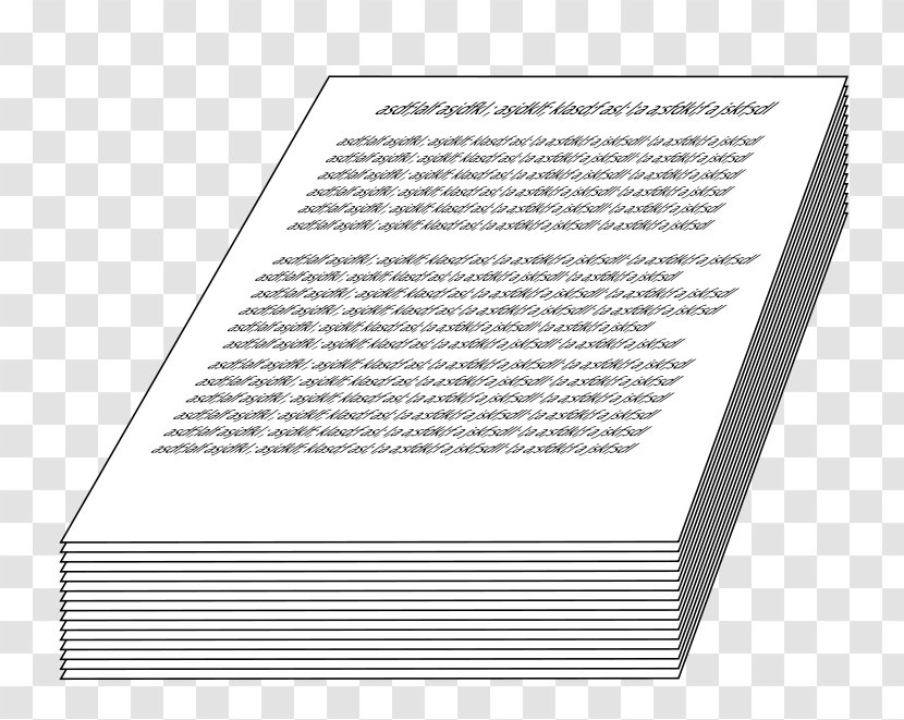 Paper Manuscript Book Eating - Description - Black And White Transparent PNG