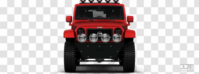 Tire Car Jeep Wheel Motor Vehicle - Red - CJ Transparent PNG
