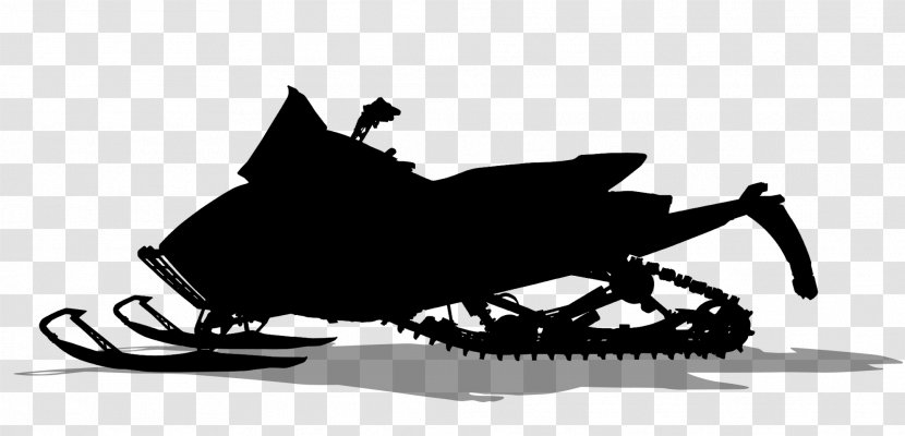 Mammal Product Sled Clip Art Silhouette - Snowmobile Transparent PNG