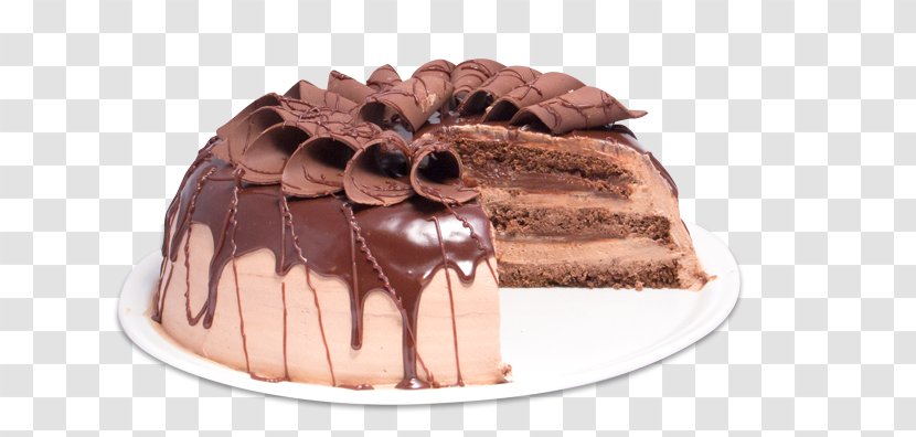 Chocolate Cake Pudding Spread Frozen Dessert - Slice Of Transparent PNG