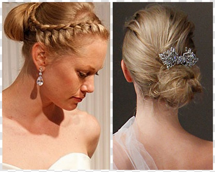 Updo Hairstyle Fashion Wedding - Flower Transparent PNG